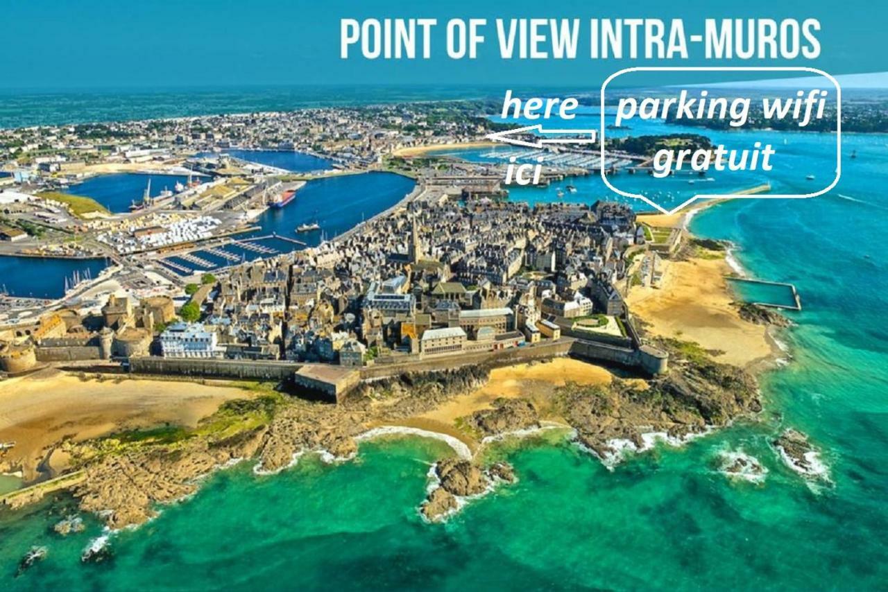 Logement Entier Saint Malo Vue Mer, Proche Ferry, Commerces Et Plage Solidor 50 M Εξωτερικό φωτογραφία